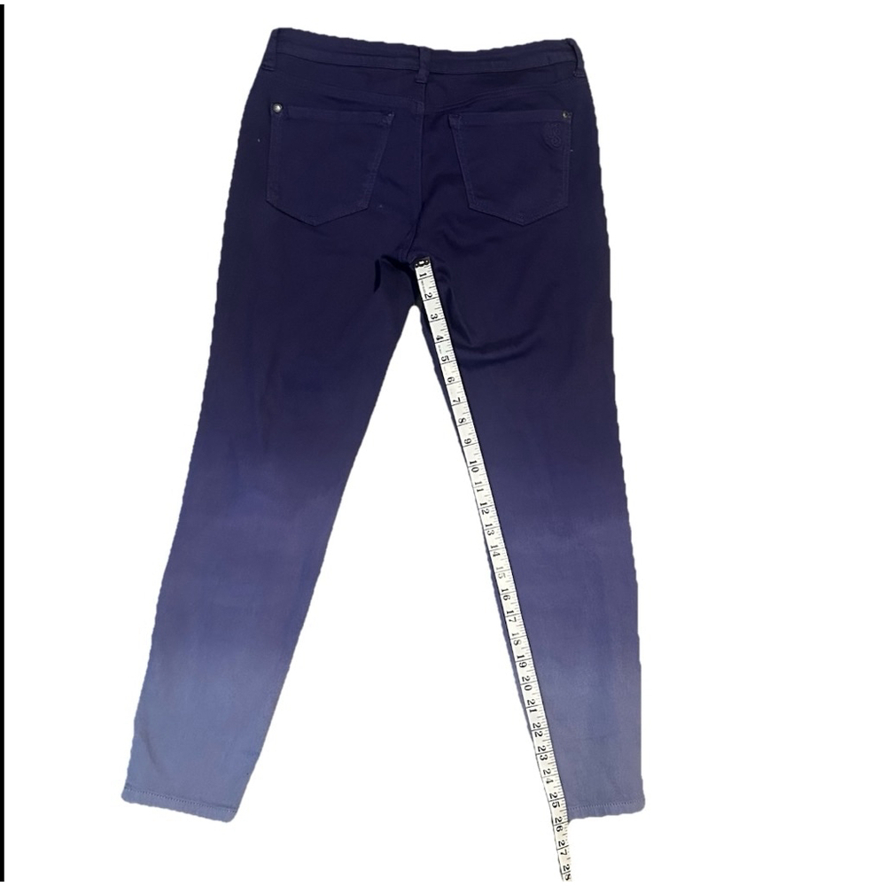 Women’s Jessica Simpson Purple Kiss Me Zipper Ankle Pants Size 30 - Picture 6 of 8